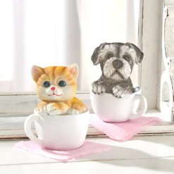 Dekogeschenk "Hund in Teetasse" Eldo