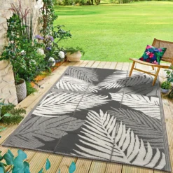 Gartenteppich "Palmen" grau 150x240cm Gainsborough