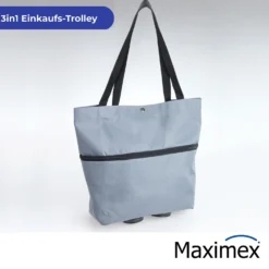 Maximex Einkaufstrolley 3in1, faltbare Einkaufshilfe